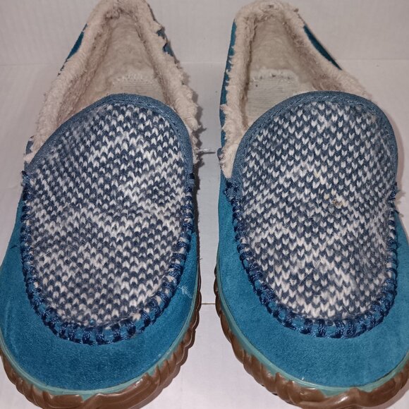SOREL TEAL SLIP ON WOMEN'S SLIPPERS - Picture 1 of 9
